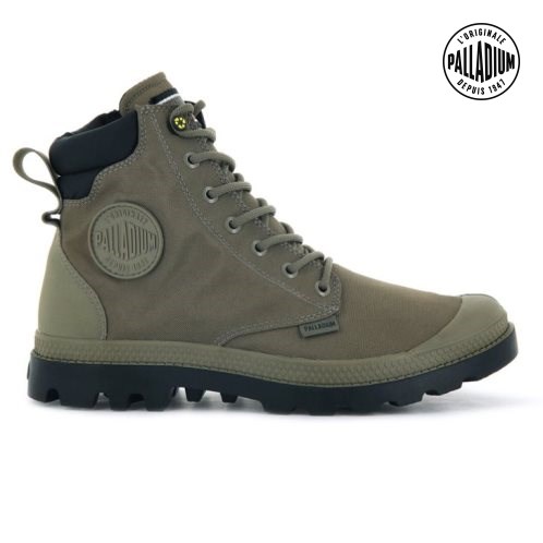 Pánské Boty Palladium Pampa SC Recycle WP+N Olivy Zelené | CZ JCH-21F